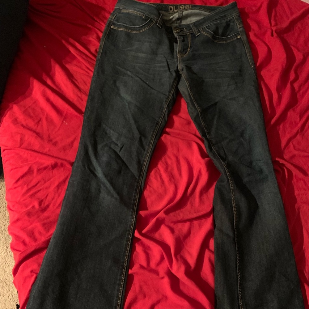 DL1961 dark bootcut jeans